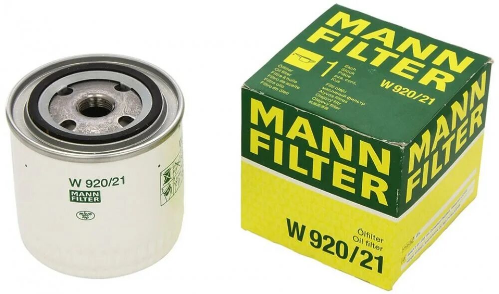 Фильтр W920/21 MANN+HUMMEL масляный
