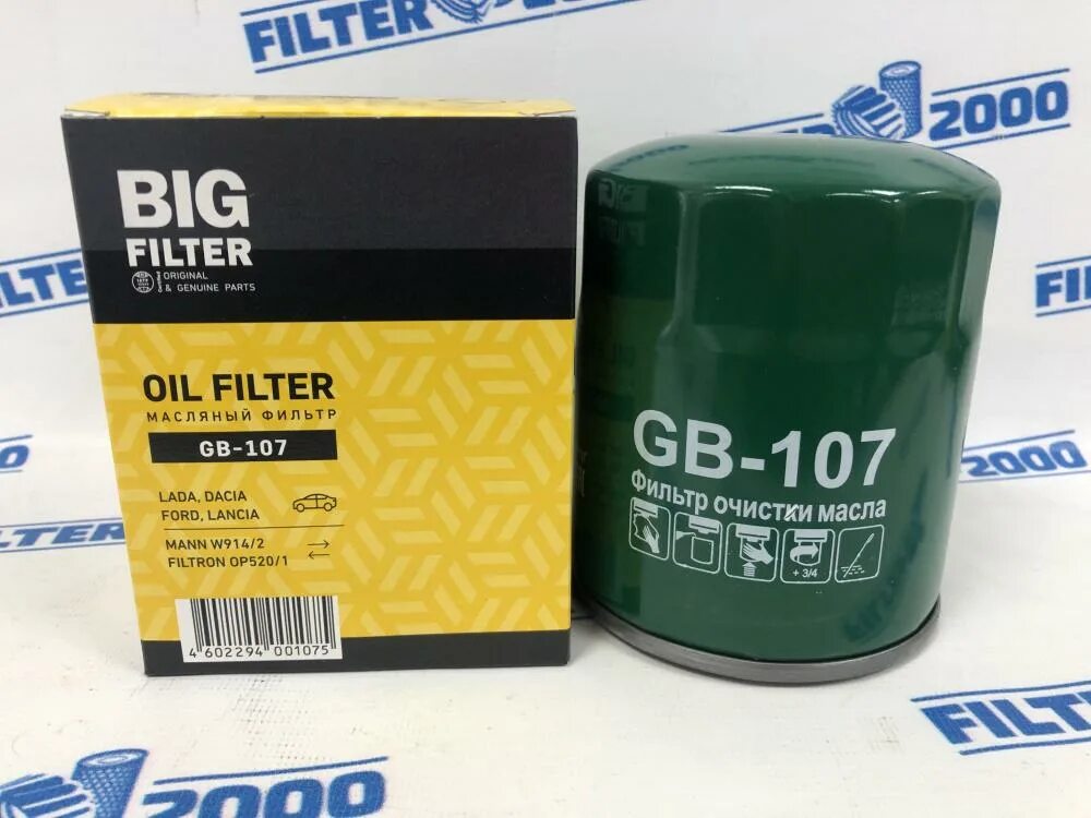 GB-107 BIG FILTER Фильтр масляный УАЗ
