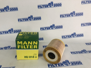 HU 818 x Фильтр масляный MANN+HUMMEL