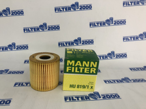 HU 819/1 x Фильтр масляный MANN+HUMMEL